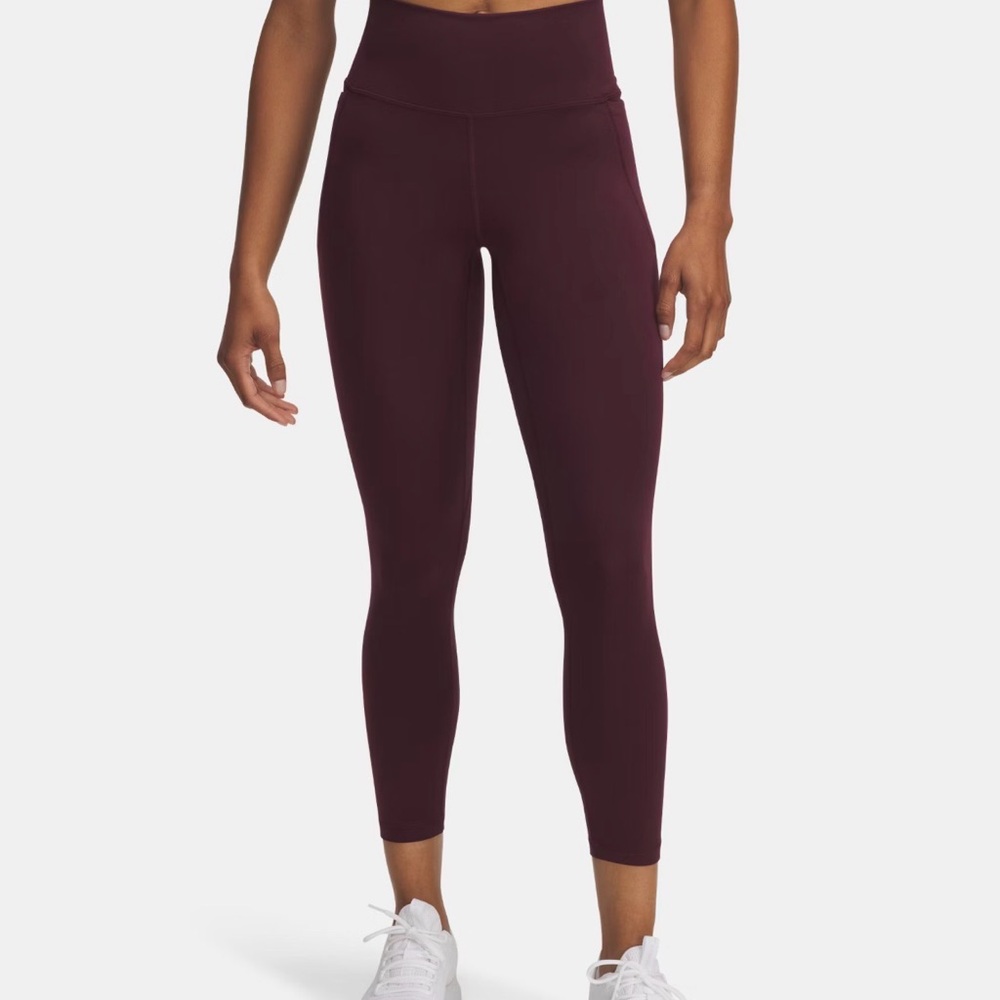 Women's Burgundy High-Waisted Leggings size M